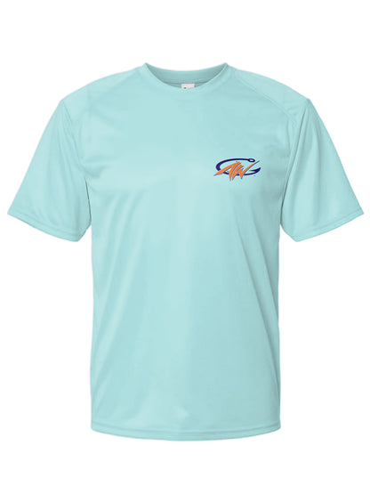 SHARK CAMO LOGO, ADULT PERFORMANCE SS